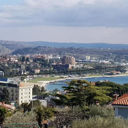 Apartment Panoramic View Near The In Portotoz+p Portoroz